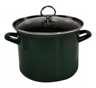 Schwerter Email Gemüsetopf 20cm grün 