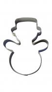 Ausstechform Schneemann 61x49 Edelstahl 