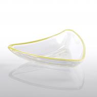 Dippschälchen grün 17,5cm 3eckig 