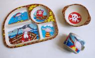 Kinder-Set 3-tlg NATUR-DESIGN "Pirat" 
