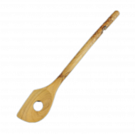 Kochlöffel spitz mit Loch30cm Olivenholz 