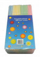 225 Stück Trinkhalme flexibel 