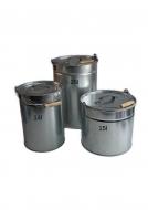 Ascheeimer 25, 15, 14l verzinkt + Deckel wählen Sie bitte