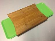 Schneidbrett mit 2 Auffangschalen 