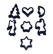 7 Stück  Ausstechformen Kunststoff 