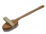 Badebürste Holz Nylonborste transparent 