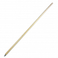 Holz-Besenstiel 130cm mit Gewinde 