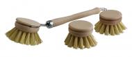 Spülbürste Holz  40mm + 2 Ersatzbürsten 