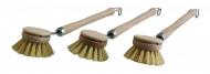 3 Stück Spülbürste Holz  40mm / 23cm 
