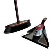 Zimmerbesen m. Stiel+Kehrgarnitur "Enox" 