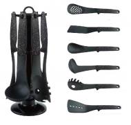 Küchenhelfer-Set 6tlg a. Ständer schwarz 