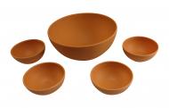 Magu Schüsselsatz 5 -tlg  orange 