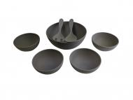 Magu Salatschüsselsatz 7- tlg silver 