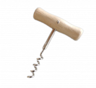 Korkenzieher mit Holzgriff 