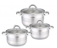 Topfset 6-tlg 16/18/20cm Induktion 