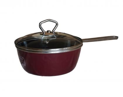 Schwerter Stielkasserolle 18cm weinrot 