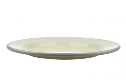 Teller flach creme/grau 24cm Teller flach