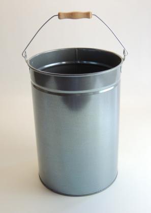 Ascheeimer 25l verzinkt ohne Deckel 