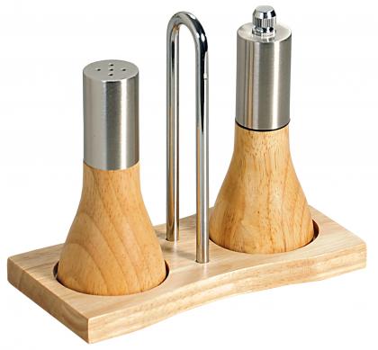 Tischmenage-Pfeffermühle & Salzstreuer 