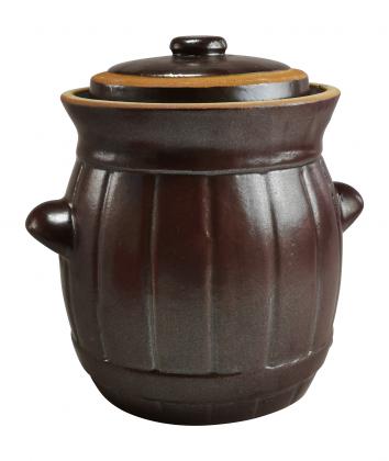 Gärtopf Steinzeugtopf Rumtopf 5 l m.D. 5l - bauchig