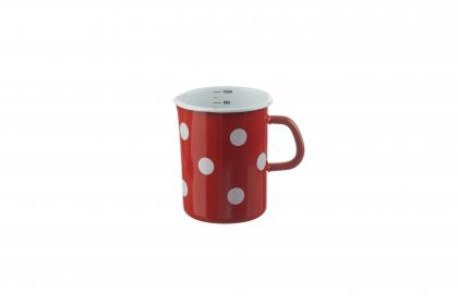 Meßbecher rot-weiß 1,0l Meßbecher 1,0l