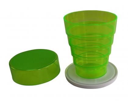 Klappbecher mit  Spiegel grün grün
