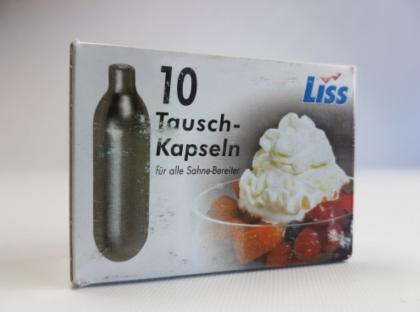 10 Stück Liss Sahnekapseln 