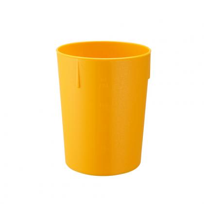 Trinkbecher 200ml gelb stapelbar gelb