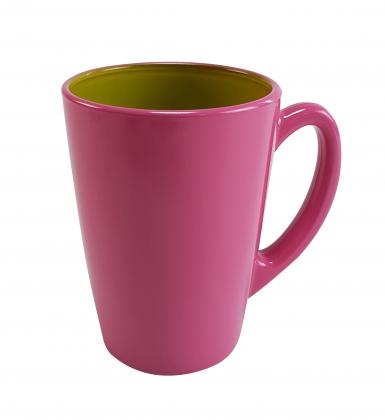 Arcopal Kaffeebecher 32cl grün/pink 