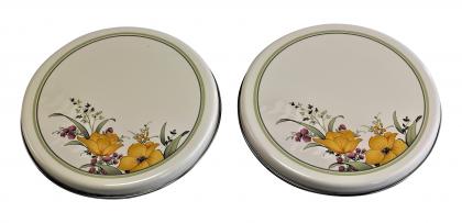 2 St Topfuntersetzer 20cm "Iris" 