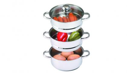 Dünster 20cm 2 Einsätze "Vitalo" 