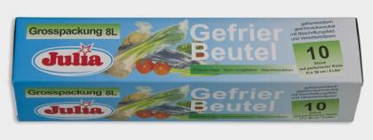 15 Stück Gefrierbeutel 8l 