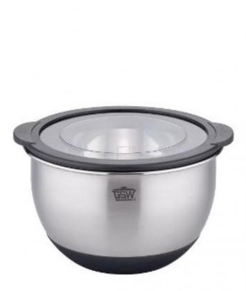 Servierschüssel m. Deckel 4,8l Edelstahl 4,8l