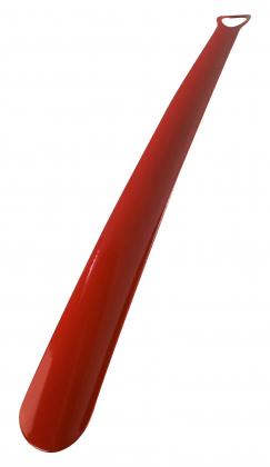 Schuhlöffel Schuhanzieher 58cm rot rot - 58cm