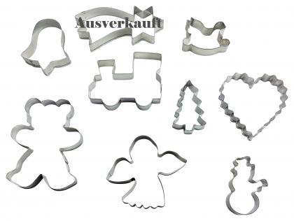 8St Ausstechform div. Motive bis 75x40mm 