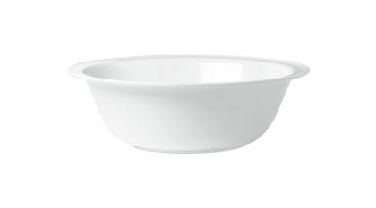 Schüssel Ø20,6cm H 6,5cm Melamin weiß 