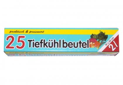 40 Stück Gefrierbeutel 2l 