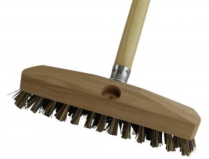 Schrubber 22cm m. Holzstiel 