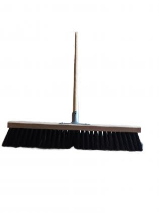 Saalbesen 50cm Rosshaarmischung m. Stiel 