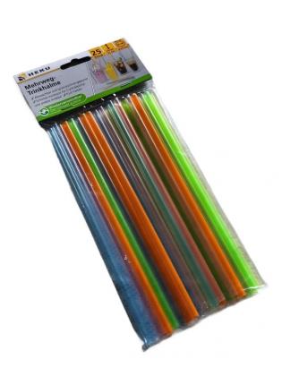 25 Stück Trinkhalme wiederverwendbar 