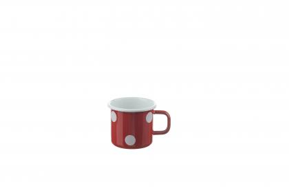 Becher rot-weiß 8cm Becher 8cm
