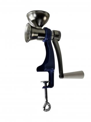 Mohnmühle mit Schraubzwinge 