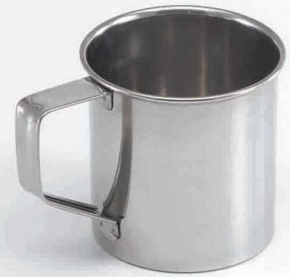 Becher 8cm  Edelstahl 