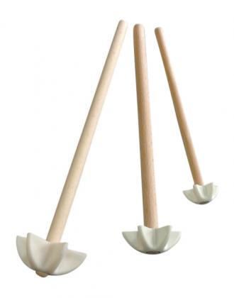 Quirl mit Plastikkopf 19-22-26cm 3 Stück 