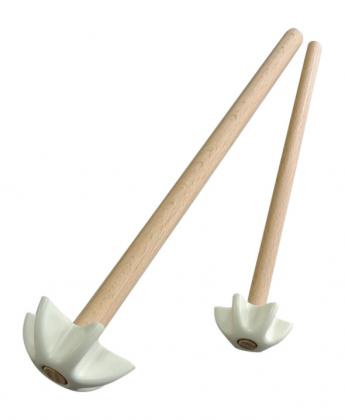 Quirl -Set 19 u. 22cm mit Kunststoffkopf 