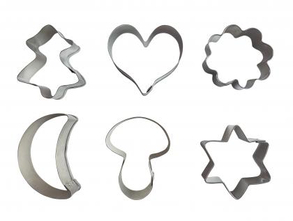Ausstechformenset  6-tlg mini 3,5cm 