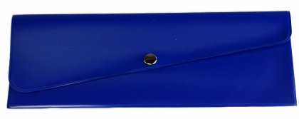 Bestecktasche Kunststofffolie blau blau