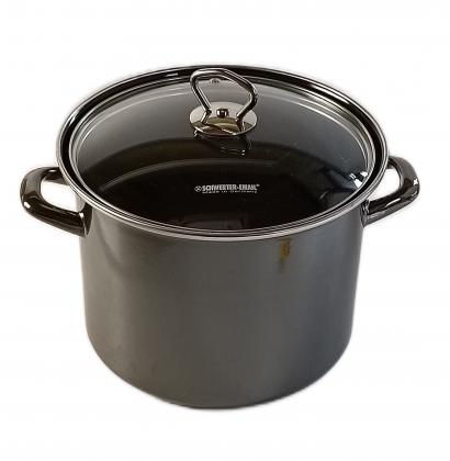 Schwerter Email Gemüsetopf 22cm grün 