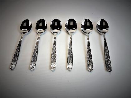 ABS 6 Stück Kaffeelöffel "Diana" 18/10 