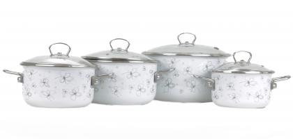 Kochtopf-Set Premium Weiss 4tlg. Set-4tlg